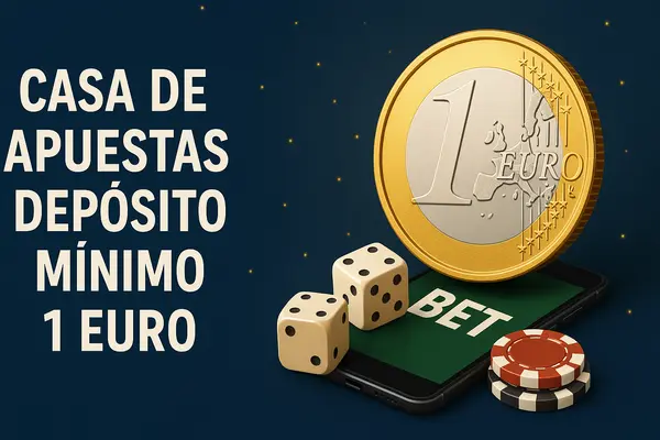casa de apuestas depósito mínimo 1 euro